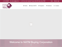 Tablet Screenshot of natmcorp.com